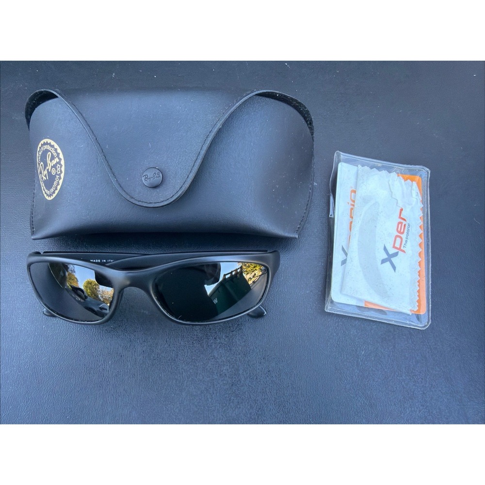RAY-BAN RB4115 601-S/71 3N MATTE BLACK PREDATORS WRAP Sunglasses Frames Only